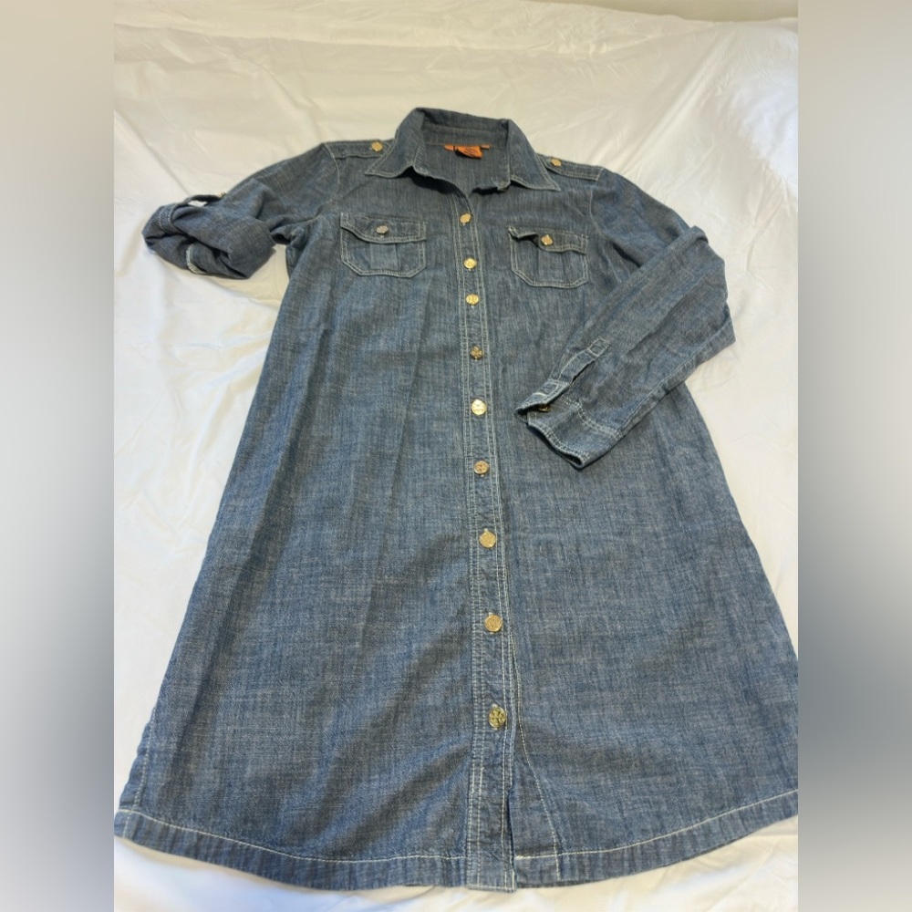 Tory Burch cambray dress size 10